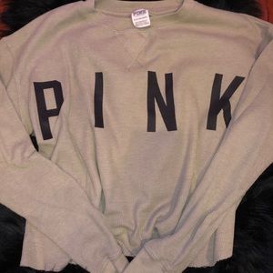 Olive green Long sleeve top